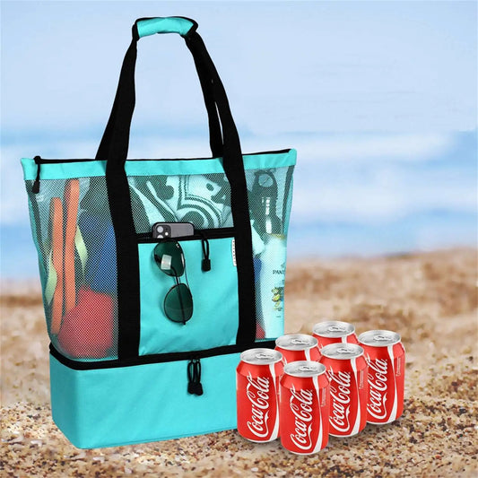 Beach Bag With Cooler Bag