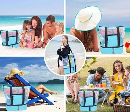 Beach Bag With Cooler Bag